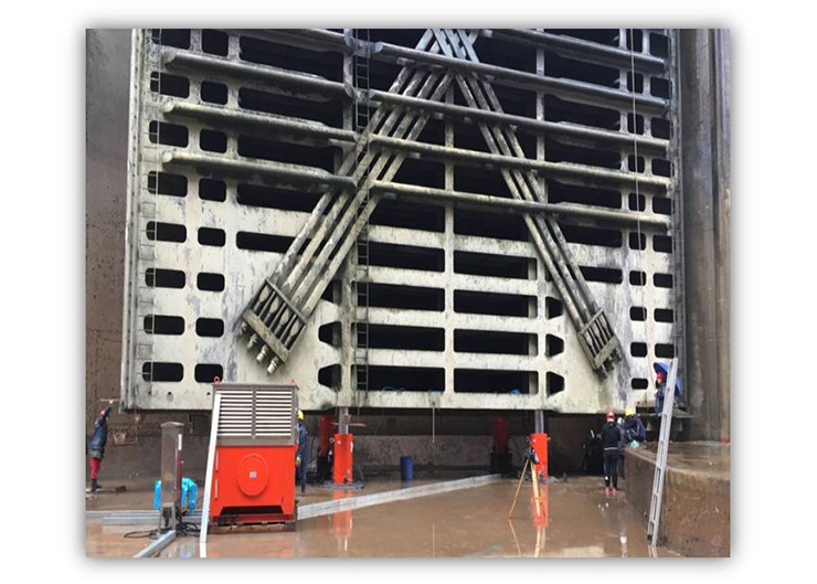 三峽南北二線提升器，提升高度175m ～185m